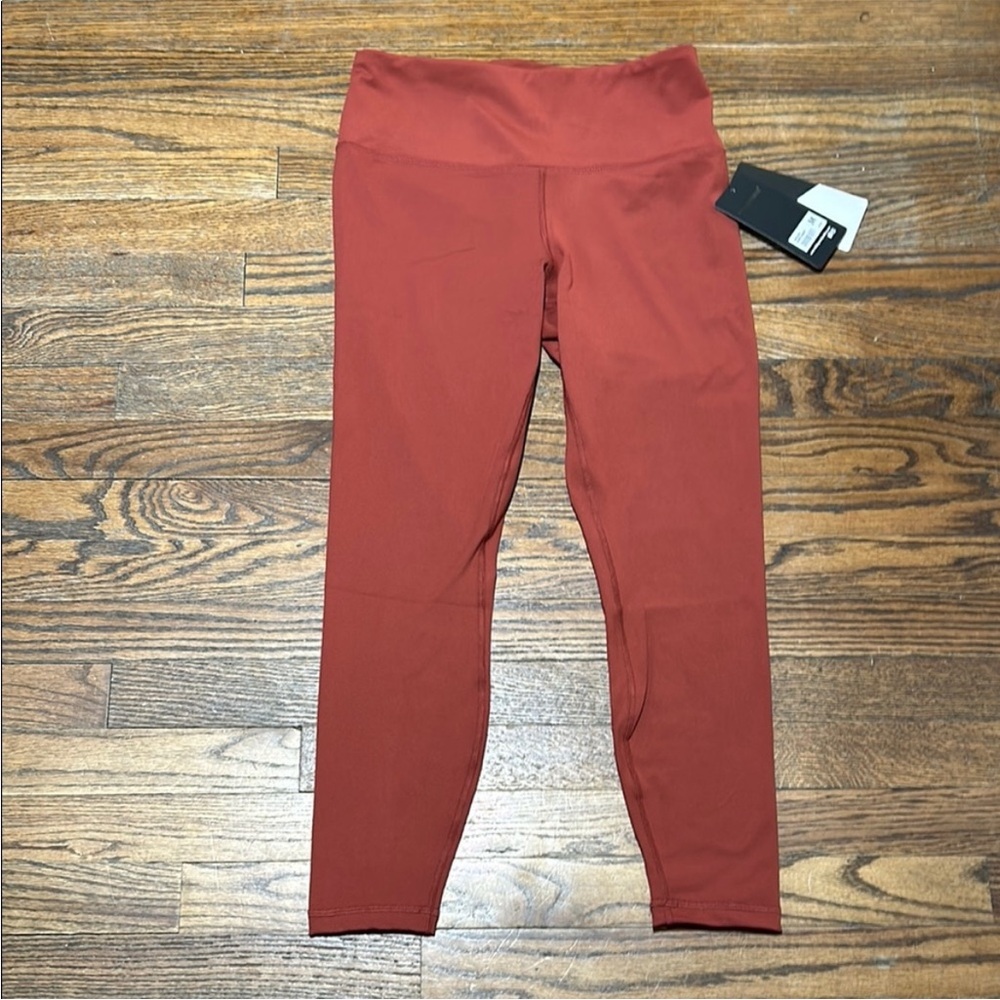 90 Degree By Reflex Women's High-Waist Rust Leggings - Picture 6 of 9